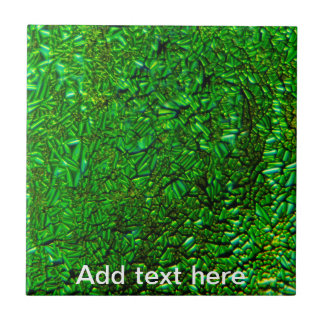 Carreau En Céramique Verre fusionné vert froissé