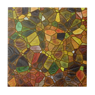 Carreau En Céramique Verre souillé d'automne
