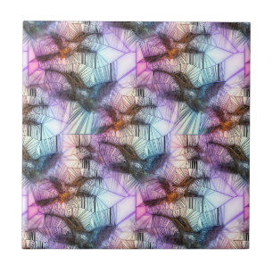 Carreau En Céramique Verre souillé d'oiseau de ronflement