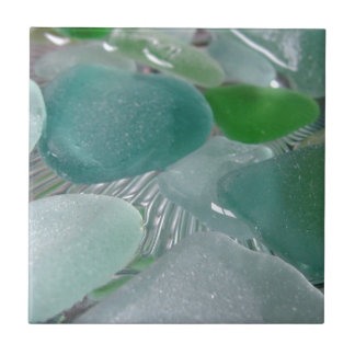 Carreau En Céramique Verre vert de mer verte de vibrations