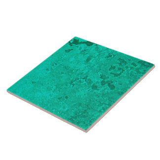 Carreau En Céramique Vert cuivre Verdigris Patina Dot