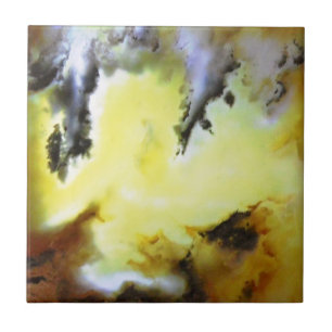 Carreau En Céramique Vibrant Moss Agate Naturel Photo Conçu