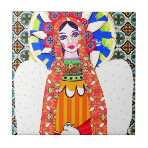 Carreau En Céramique Vierge de Guadalupe