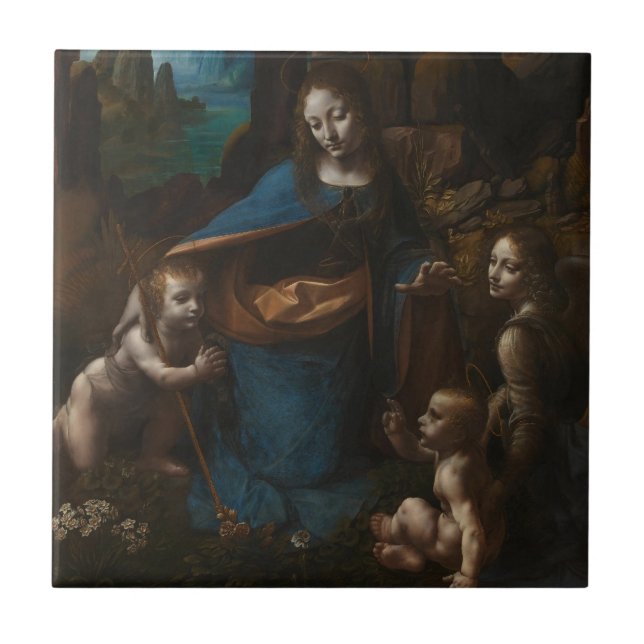 Carreau En Céramique vierge des rochers (Devant)