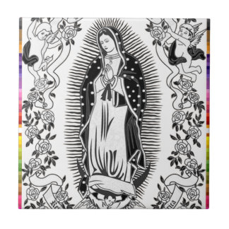 CARREAU EN CÉRAMIQUE VIERGE MEXIQUE DE GUADALUPE 10 PRODUITS