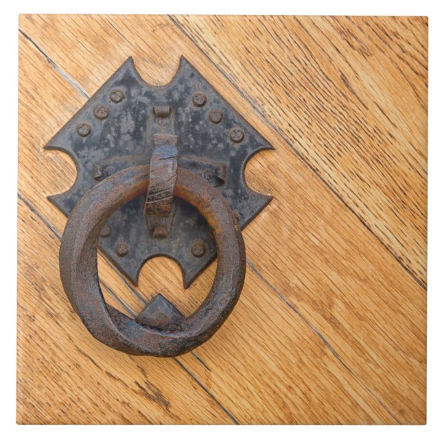 Carreau En Céramique Vieux frappeur de porte (Devant)