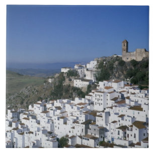 Carreau En Céramique Village blanc de Casares, Andalousie, Espagne 2