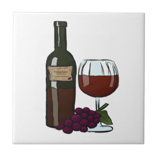 Carreau En Céramique Vin cabernet sauvignon de tuile de Backsplash de