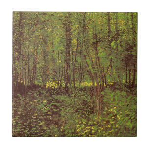 Carreau En Céramique Vincent van Gogh - Arbres et sous-bois