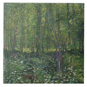 Carreau En Céramique Vincent van Gogh - Arbres et sous-bois