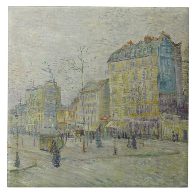 Carreau En Céramique Vincent van Gogh - Boulevard de Clichy (Devant)