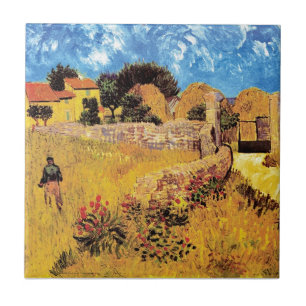 Carreau En Céramique Vincent Van Gogh - Ferme en Provence Beaux-Arts