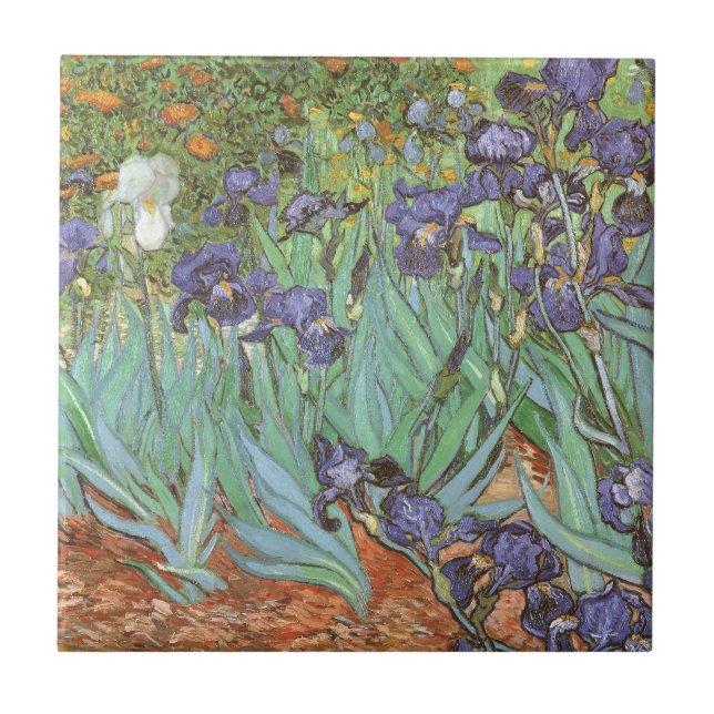Carreau En Céramique Vincent van Gogh - Irises (Devant)