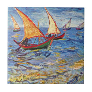 Carreau En Céramique Vincent Van Gogh - La Mer à Saintes-Maries