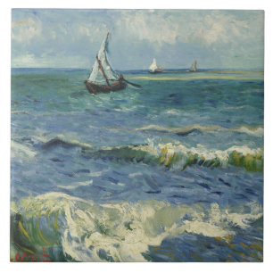 Carreau En Céramique Vincent van Gogh - La mer près des Saintes