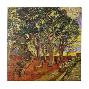 Carreau En Céramique Vincent Van Gogh - Le Jardin de l'hôpital Saint-Pa