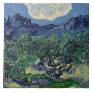 Carreau En Céramique Vincent van Gogh - Les oliviers