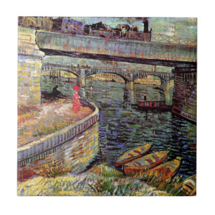 Carreau En Céramique Vincent Van Gogh - Les Ponts sur la Seine