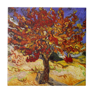 Carreau En Céramique Vincent Van Gogh Mulberry Tree Fine Art Painting