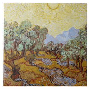 Carreau En Céramique Vincent van Gogh - Olive Trees