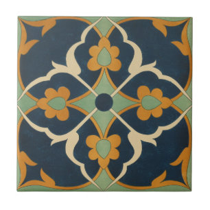 Carreau En Céramique Vintage 1884 Céramique ornementale Vert