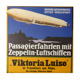 Carreau En Céramique Vintage Zeppelin Viktoria Luise