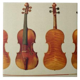 Carreau En Céramique Violons (LtoR) : le "Alard" par Antonio