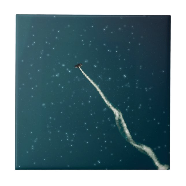 Carreau En Céramique Visez les étoiles (Devant)