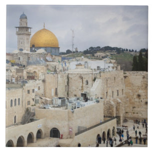 Carreau En Céramique Visiteurs, Western Wall Plaza & Dome of the Rock