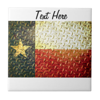 Carreau En Céramique Vitesse plaquée par diamant de drapeau du Texas
