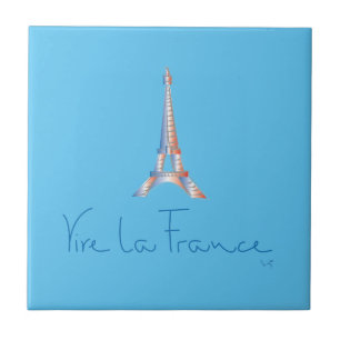 Carreau En Céramique Viva La France Français