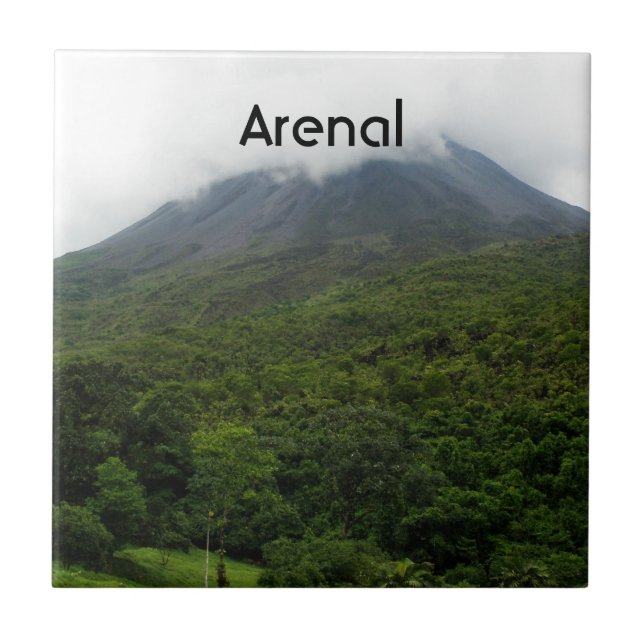 Carreau En Céramique Volcan d'Arenal (Devant)
