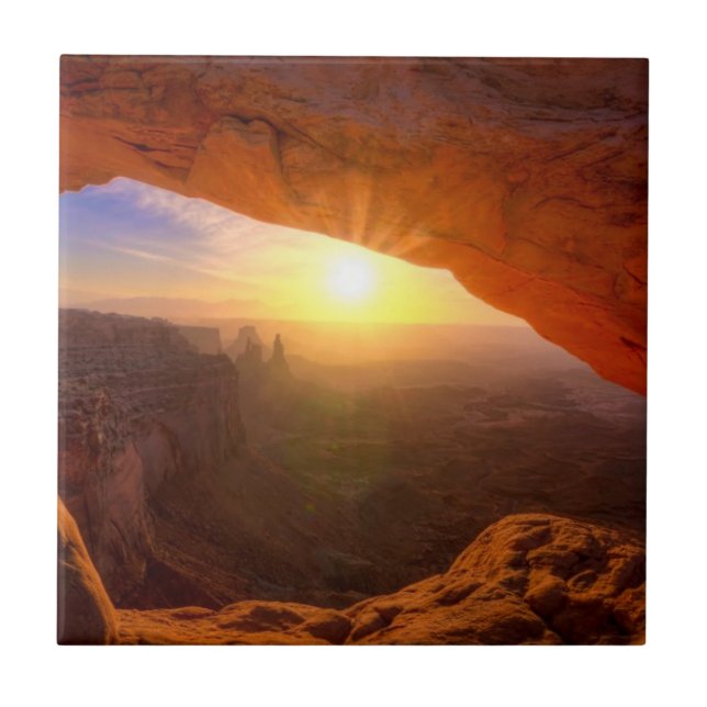Carreau En Céramique Voûte de MESA, parc national de Canyonlands (Devant)