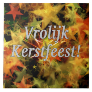 Carreau En Céramique Vrolijk Kerstfeest ! Joyeux Noël dans le wf