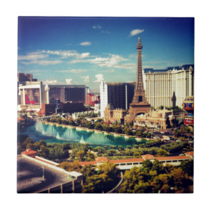 Carreau En Céramique Vue de bande de Las Vegas