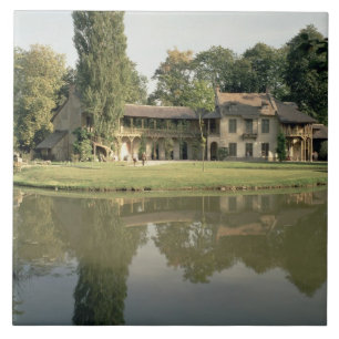 Carreau En Céramique Vue du petit Hameau, 1782-85 (photo)