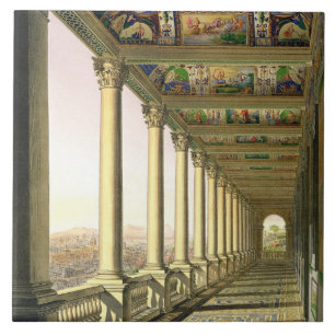 Carreau En Céramique Vue du troisième bungalow de plancher à Vatican,