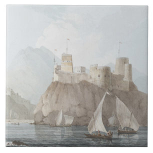 Carreau En Céramique Vue est des forts Jellali et Merani, Muskah,