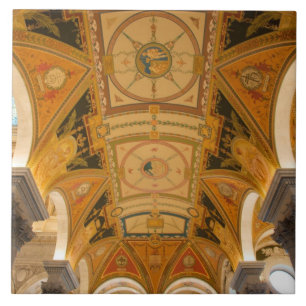 Carreau En Céramique WASHINGTON, C.C ETATS-UNIS. Plafond de deuxième