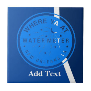 Carreau En Céramique Water Meter, Who DaT, Dutch Look, Personnaliser