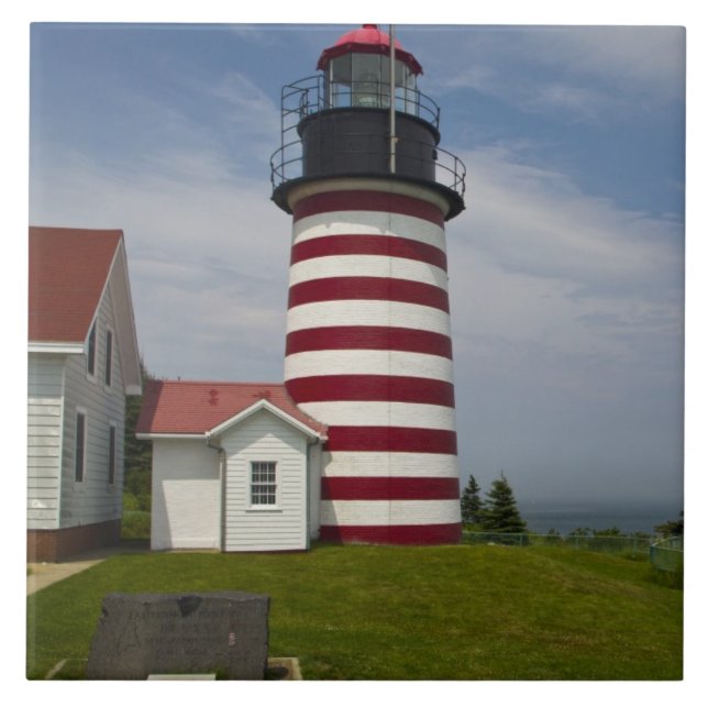 Carreau En Céramique West Quoddy Head Lighthouse State Park est (Devant)