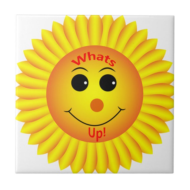 Carreau En Céramique Whats Up ! (Devant)