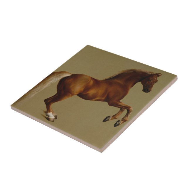 Carreau En Céramique Whistlejacket Race Horse par George Stubbs (Côté)