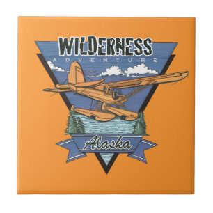 Carreau En Céramique Wilderness Seaplane Adventure Alaska