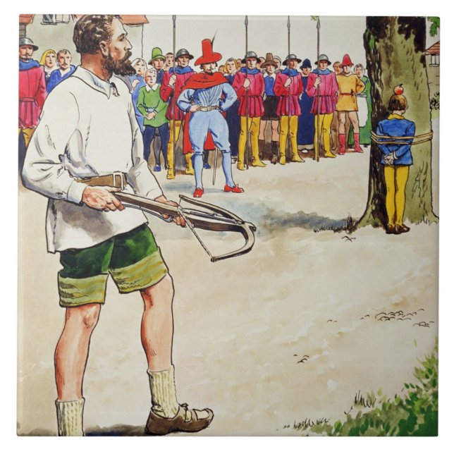 Carreau En Céramique William disent, des "piaulements dans le passé", (Devant)
