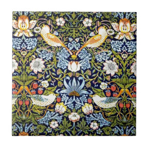 Carreau En Céramique William Morris design vintage - Strawberry Thief
