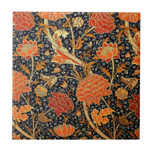 Carreau En Céramique William Morris Motif - Cray