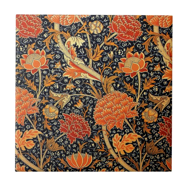Carreau En Céramique William Morris Motif - Cray (Devant)