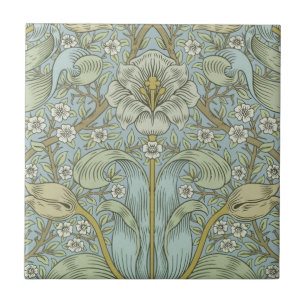 Carreau En Céramique William Morris Spring Motif classique épais
