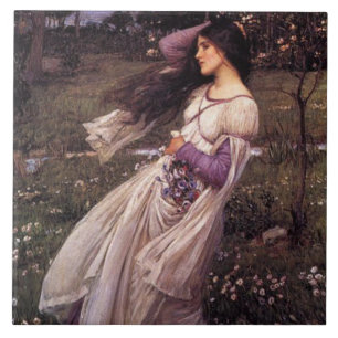 Carreau En Céramique Windflowers-par John William Waterhouse, 1902